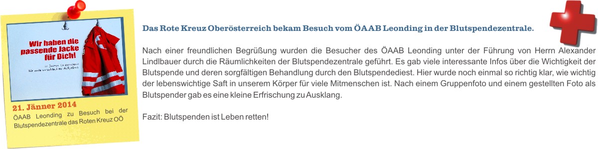 O Fotomagazin / AAB Besichtigung des ORK Blutspendedienst 2014
